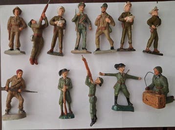 Militaire miniatuur beeldjes (12) - Composiet, Nieuw