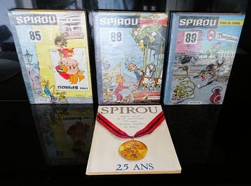 Spirou (magazine) - Recueils N°85 + N°88 + N°89 + numéro, Boeken, Nieuw
