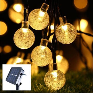 Benson Lichtsnoer - 20 LED bolletjes - Solar - 8 lichtsta..., Ophalen of Verzenden, Nieuw