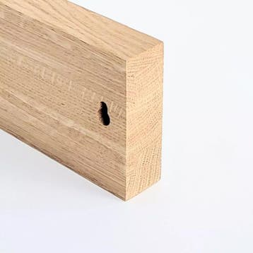 HOCHO Magnetische Messenhouder – Eikenhout – 450x90x30 m, Ophalen of Verzenden, Nieuw, Hout
