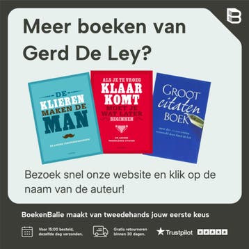 Succes gegarandeerd - Gerd De Ley 9789461261731, Verzenden, Zo goed als nieuw, Gerd De Ley