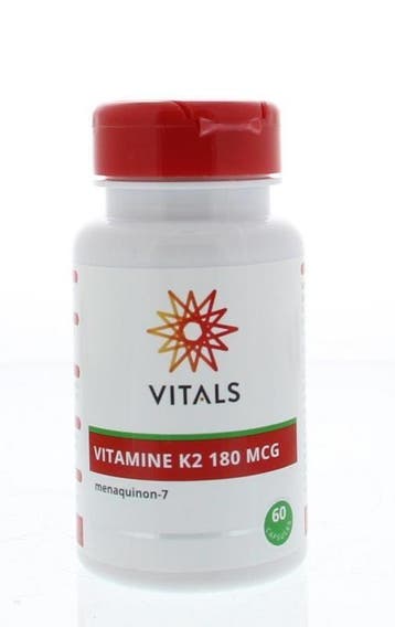 Vitals Vitamine K2 180 mcg - 60 capsules, Diversen, Verzenden, Nieuw