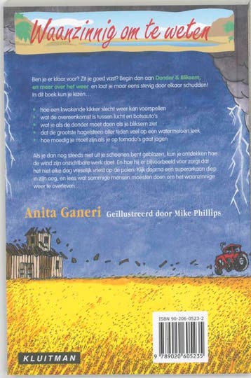Donder & bliksem en meer over het weer / Waanzinnig om te, Verzenden, Gelezen, Anita Ganeri