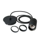 Pendel | Calex (E27, Metaal, Verstelbaar, Zwart), Verzenden, Nieuw