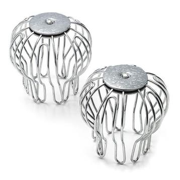 Bladvanger | Nature | Ø 8 cm (2 stuks, Verzinkt staal), Verzenden, Nieuw