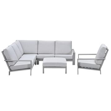 Garden Impressions Coba hoek loungeset 5-delig - taupe, Tuin en Terras, Tuinsets en Loungesets, Verzenden, Nieuw