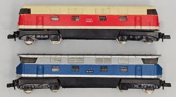 Piko N - 5/4124 and 5/4107 - Diesellocomotief (2) - Twee, Hobby en Vrije tijd, Modeltreinen | N-Spoor, Nieuw
