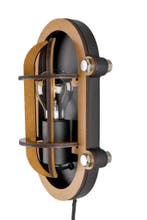 2dekans | Zuiver wandlamp Ovale vorm van zwarte aluminium -, Huis en Inrichting, Ophalen of Verzenden, Nieuw