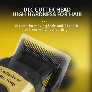 Professionele Oplaadbare Tondeuse en Baardtrimmer - Goudkleu, Verzenden, Nieuw