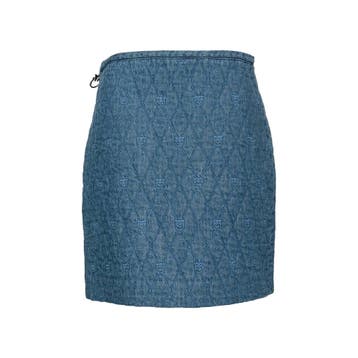 Pinko • blauwe denim rok • 38 (IT44), Nieuw, Maat 38/40 (M), Pinko, Verzenden