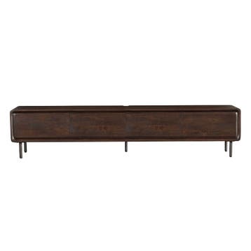 Zwevend tv meubel Allure Bruin Mangohout 240 cm | Starfurn, Ophalen of Verzenden, Nieuw