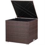 Polyrattan Kussenbox Bruin 318L (Schuurtjes-Rekken), Tuin en Terras, Verzenden, Nieuw
