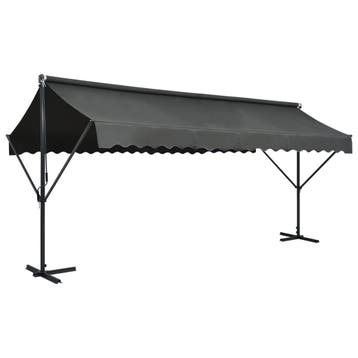 vidaXL Luifel vrijstaand 500x300 cm antraciet, Verzenden, Nieuw