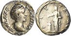 Denar nach 141, Kaiserzeit Faustina maior, Gemahlin des A..., Verzenden