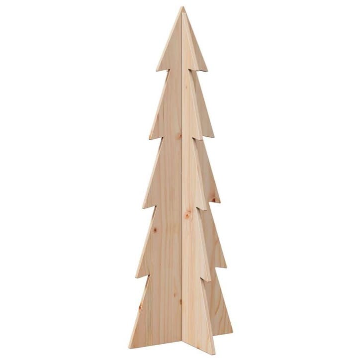 Decoratieve boom massief hout 112cm | retourdeal 70% korting, Diversen, Kerst, Zo goed als nieuw, Ophalen of Verzenden