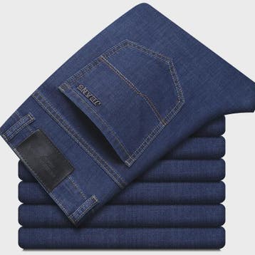 Comfortabele Stretch Jeans Heren - Elastisch Katoen voor Zak, Verzenden, Nieuw