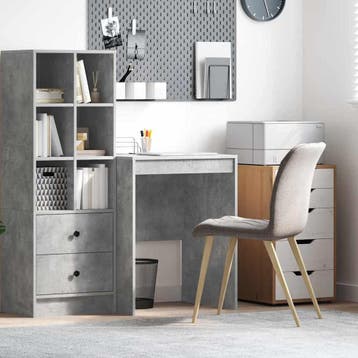 vidaXL Bureau Beton Grijs 60 x 50 x 76 cm, Verzenden, Nieuw