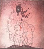 Linkse phoenix komt uit het as op spotprent (lijst optie), Verzenden