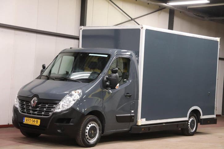 Renault Master 170PK AUTOMAAT LOWLINER VERKOOPWAGEN PAARDENW, Auto's, Bestelauto's, Lease, Automaat, Zilver of Grijs, Financial lease