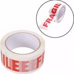 Fixman Inpaktape - Fragile - 48 mm x 66 meter - Witte ach..., Doe-het-zelf en Verbouw, Ophalen of Verzenden, Nieuw
