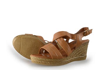 Omoda Espadrilles in maat 37 Bruin, Bruin, Verzenden, Omoda, Zo goed als nieuw
