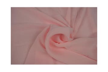 15 meter chiffon stof - Baby roze, 120 cm of meer, Ophalen of Verzenden, Roze, Polyester