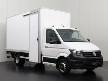 Volkswagen Crafter 2.0TDi 177PK Automaat Bakwagen+Laadklep, Automaat, Stof, Gebruikt, Volkswagen