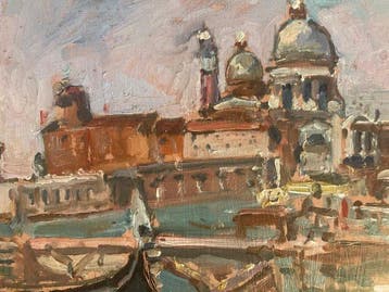 Italiaanse school (XX) - Venezia con la Salute