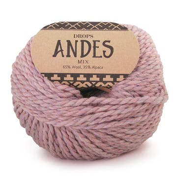 DROPS Andes Mix - 4276 rozenkwarts - Wol Garen, Ophalen of Verzenden, Nieuw