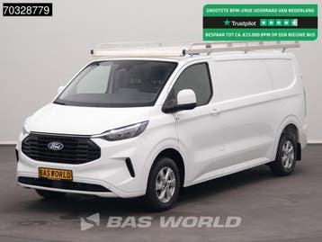 Ford Transit Custom 170pk Automaat L2H1 Trekhaak LED Xenon A, Automaat, Stof, Gebruikt, Euro 6