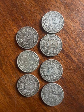 Zwitserland. 2 Francs (Zonder minimumprijs)