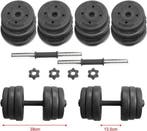 2dekans | Yaheetech Halterset Verstelbaar 20 kg – 39 x 2,5, Ophalen of Verzenden, Zo goed als nieuw