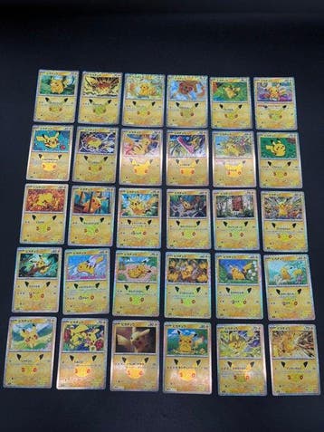 Pokémon - 30 Card - Complete Pikachu Set 30/30 - Mega, Nieuw