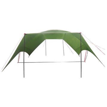 vidaXL Camping Tarp Waterbestendig Groen 690 x 580 x 255 cm, Verzenden, Nieuw, Tot en met 2