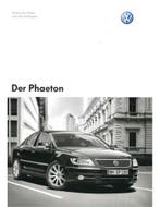 2007 VOLKSWAGEN PHAETON BROCHURE DUITS, Nieuw, Volkswagen, Author