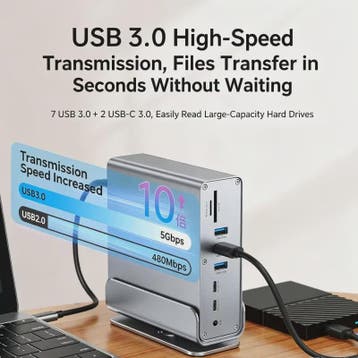 15-in-1 USB-C Docking Station met 4K60Hz, PD 100W en Gigabit, Computers en Software, Verzenden, Nieuw