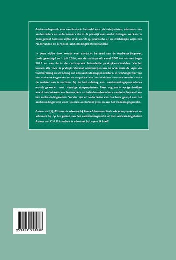 Aanbestedingsrecht voor overheden 9789035248038, Verzenden, Gelezen, C.A.M. Lombert