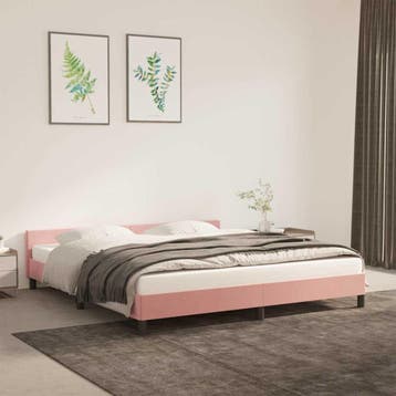 vidaXL Bedframe met hoofdeinde zonder matras 180x200 cm, Eenpersoons, Verzenden, Nieuw, 80 cm