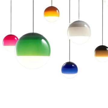 Nordic LED Glazen Bol Hanglamp – Kleurrijke Plafondlamp, Verzenden, Nieuw