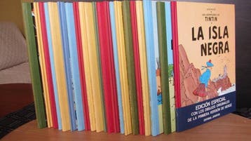 Juventud - Lote de 21 cómics Tintín primeros facsímiles en, Nieuw