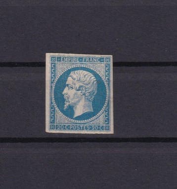 Frankrijk 1854 - gesigneerd Brun, prachtige Napoléon 20c, Gestempeld