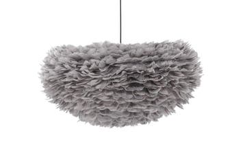 Hanglamp - Sky - 75 cm - Grijs - Veren - Jörn, Huis en Inrichting, Lampen | Hanglampen, Verzenden, Nieuw