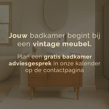 Badkamermeubel | Art Deco | Eiken |  4330, Minder dan 50 cm, 75 cm of meer, Ophalen of Verzenden, Zo goed als nieuw