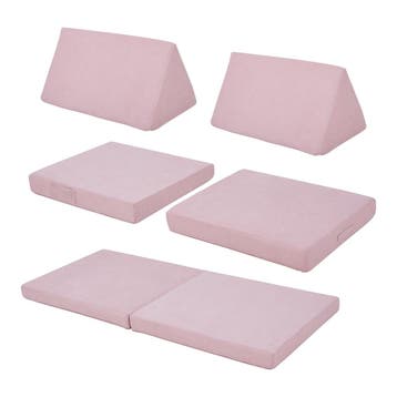 Speelbank Norhulta 5-delig kinderbank 150x66x45,5 cm roze [e, Verzenden, Nieuw