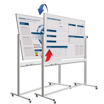 Whiteboard verrijdbaar  Bedrukt - 90 x 120 cm, Ophalen of Verzenden, Nieuw in verpakking