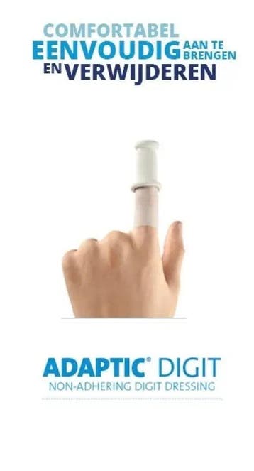 Systagenix Adaptic Digit - 10 stuks vinger verband ADAPTIC®, Verzenden, Nieuw