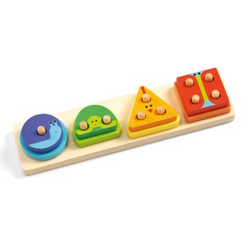 Djeco houten baby speelgoed 1234Bas van €14,99 voor €13,49, Kinderen en Baby's, Speelgoed | Overig, Ophalen of Verzenden, Nieuw