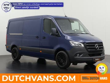 Mercedes-Benz Sprinter 317CDI Bestelbus 2021 L2 H1 Diesel, Auto's, Automaat, Euro 6, Blauw, Mercedes-Benz