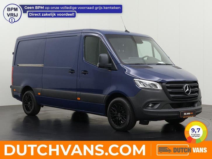 Mercedes-Benz Sprinter 317CDI Bestelbus 2021 L2 H1 Diesel, Auto's, Bestelauto's, Te koop, Automaat, BTW verrekenbaar, Diesel, Blauw