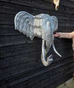 Wanddecoratie - Azië - XXL Olifantenkop, Antiek en Kunst, Curiosa en Brocante